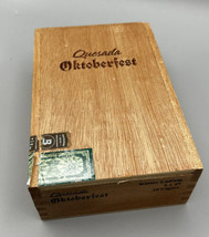 Cigar Box Empty  Wood Quesada Oktoberfest Kaiser Ludwig Dominican Republic - $9.46