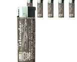 Tiki Statues D9 Lighters Set of 5 Electronic Refillable Butane Polynesian  - $15.79