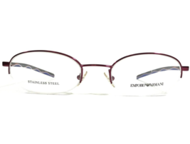 Emporio Armani EA 9083 KD5 Eyeglasses Frames Blue Red Round Half Rim 48-... - $55.92