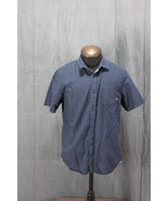 Button Down Shirt - Vans Blue and White Dot Pattern - Men&#39;s Medium  - $945.36 MXN