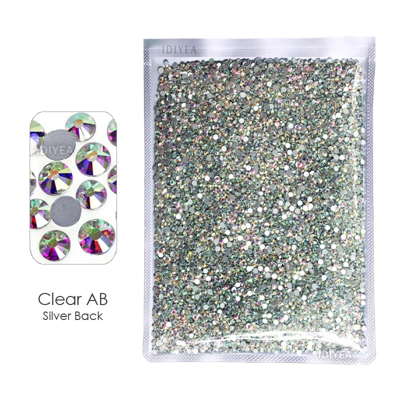 Big Package Bulk Wholesale SS16 SS20 SS30 Non Hot Fix Rhinestones Flat Back Crys - £100.19 GBP