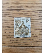 Germany Stamp Deutsche Bundespost Ellwangen Jagst 50pfg Used - $2.74 CAD