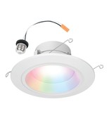 HALO 5/6 Inch Color and Tunable White Recessed LED Can Light Smart Wi-Fi... - £33.82 GBP