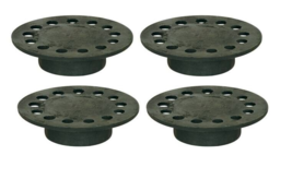Sioux Chief 866-S2I Weathered Round Cast Iron Floor Drain Strainer, 5&#39;&#39; (4-PACK) - £42.73 GBP