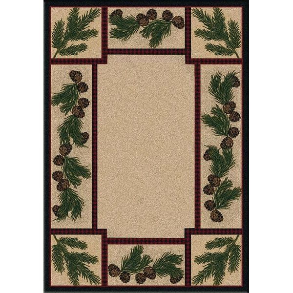 Nature&#39;s Embrace Pinecones and Branches Area Rug Collection - $138.31+