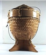 Kratip Bamboo StIcky Rice Box Storage Basket Container Thai Rice Box - $31.67