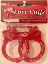 Valentine Love Handcuffs With Keys - Gag Gifts ~ Bachelor / Bachelorette Parties - £3.08 GBP