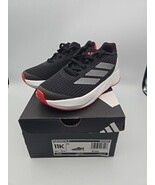 adidas Duramo SL K Blk White Red Silver Kids Preschool Running Sz 11K EX... - $62.55 CAD