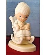 The Purr-fect Grandma Figurine of a Kitten in Grannys Lap Precious Moments - $29.99