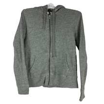 I Love H81 Women&#39;s Gray Full Zip Hoodie Jacket Size M - £14.87 GBP