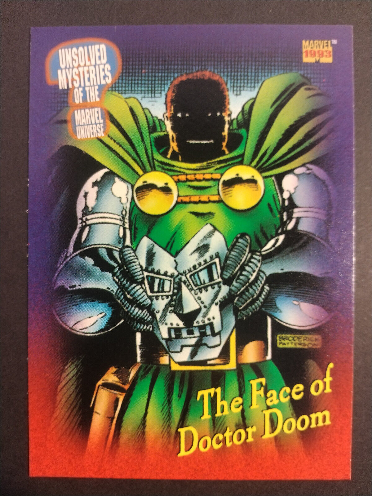 Primary image for Skybox Trading Card The Face of Doctor Doom #141 Marvel Unsolved Mystery 1993 LP