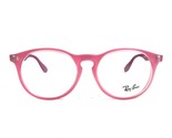 Ray-Ban RB1554 3671 Girls Eyeglasses Frames Clear Pink Purple Round 48-1... - $58.69
