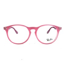 Ray-Ban RB1554 3671 Girls Eyeglasses Frames Clear Pink Purple Round 48-16-130 - £46.80 GBP