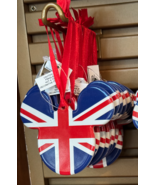 Disney Parks Mickey Mouse Icon British England Flag Disc Ornament NEW - $40.87 CAD