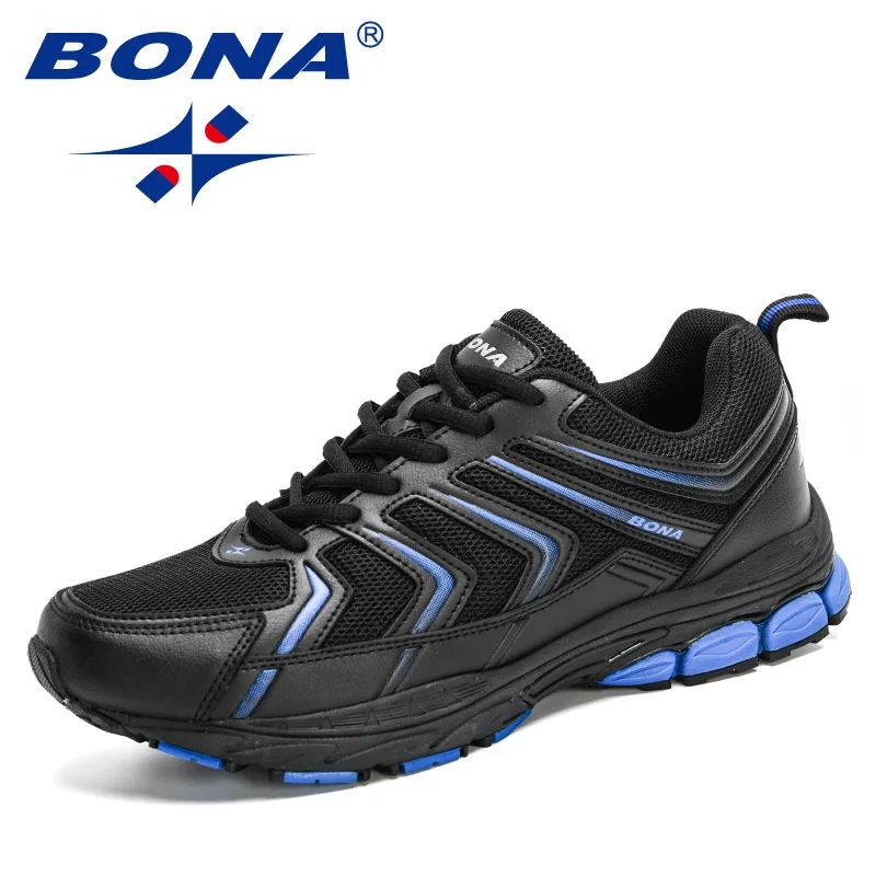 BONA 2024 New Designers Action Leather  Running Shoes Men Comfort Jogging Shoes  - £171.62 GBP