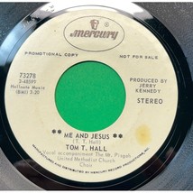 Tom T Hall Me and Jesus / Coot Marseilles Blues 45 Country Promo Mercury 73278 - £9.32 GBP