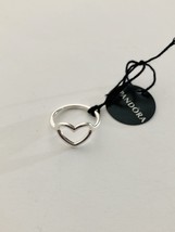 Genuine Pandora Sterling Silver Polished Open Heart Ring - $34.95
