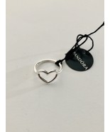 Genuine Pandora Sterling Silver Polished Open Heart Ring - $659.23 MXN