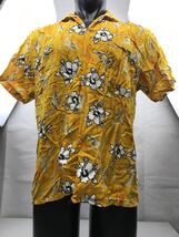 ROPA DE PLAYA Blue Hawaiian Short Sleeved 100% Rayon Shirt Men's XL - $9.89