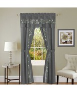 Fairfield 5-Piece Window Set Grey 55&quot; X 63&quot; Curtians - $23.74