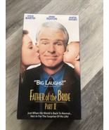 Father of the Bride Part II 1995 VHS VCR Movie Steve Martin Diane Keaton... - £3.91 GBP