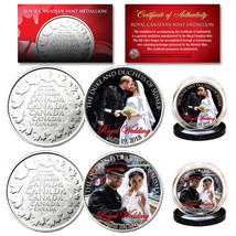 PRINCE HARRY &amp; MEGHAN MARKLE Official Royal Wedding Photos RCM 2-Coin Set - £11.89 GBP
