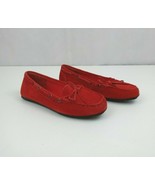New With Box St Johns Bay Outfitters Womens Shoes Loafers Cammie Red Siz... - $40.69 CAD