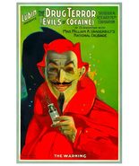 Archive Cinema 'The Drug Terror' Vintage Drug Awareness Propaganda Poste... - $20.53