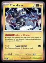 2023 Scarlet &amp; Violet Series - Obsidian Flames Thundurus Rare #70 Holo Foil - £1.49 GBP