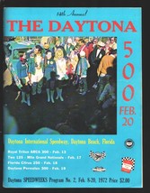 Daytona Int&#39;l Speedway Daytona 500 NASCAR Race Program 2/1972-race info-entry... - £187.35 GBP