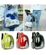 Pet Portable Carrier Backpack Space Capsule Travel Dog Cat Bag Transparent - $761.32 MXN