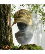 RMEF Rocky Mountain Elk Foundation Real Tree Camp Adjustable Hat Cap Men - $335.85 MXN