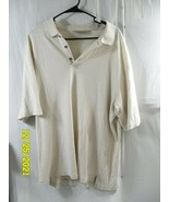 Men&#39;s Eddie Bauer Shirt Polo Tan Large - $172.52 MXN
