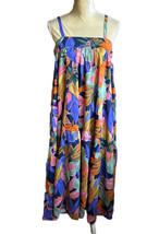 Abel the Label Anthropologie Floral Maxi Dress NWT sz XS Strappy Boho - £58.97 GBP