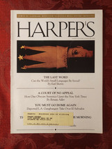 HARPERs Magazine August 2000 Pat Metheny Earl Shorris Renata Adler Marc Nesbitt - £9.23 GBP
