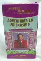 Mister Rogers&#39; Adventures In Friendship Life Lessons Cooperation Vhs Video 2005 - $14.85