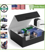 Elegant Leather Card Storage Case for MTG, TCG &amp; Sports Cards - 1800+ Ca... - $1,327.13 MXN