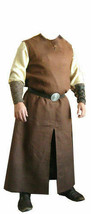 Viking Brown/Black Color Tunic Costume for Armor Theater Clothing - £101.43 GBP