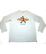 Life Is Good Men&#39;s Medium Long Sleeve Sunshirt UPF 50+ Surfer Design - $327.86 MXN