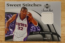 2006-07 Amare Stoudemire Sweet Stitches Sweet Shot Ud SS-AS Jersey Patch Card - £7.77 GBP