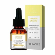 Fullerene 24K Gold Face Serum Anti-Aging Firming Anti Wrinkle Dry Skin Hydration - £12.20 GBP