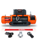 Electric Winch 13000 LBS 12V Synthetic Rope Upgraded Version - £352.14 GBP