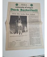 Vintage 1970s Oregon Ducks Game Program UofO Basketball vs UCLA Bruins V... - £8.94 GBP