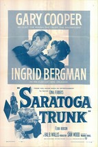 Saratoga Trunk original 1954R vintage one sheet movie poster - £219.39 GBP