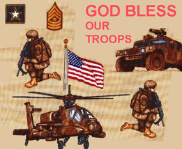 GOD BLESS OUR TROOPS  Cross Stitch Pattern***L@@K*** - £2.35 GBP