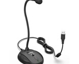 Fifine Usb Computer Microphone, Plug &amp;Play Desktop Condenser Pc Laptop M... - £31.35 GBP