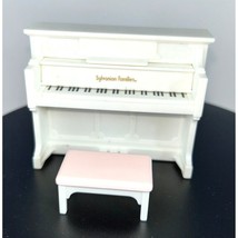 Calico Critters Sylvanian Families White Piano with Pink Piano Bench Replacement - $8.16