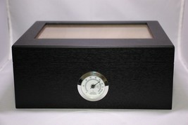 Fame Ford (H.K) LTD Black Humidor with Hydrometer 10" L Xx 8.5" W x 4.25" H image 3