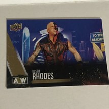Dustin Rhodes Trading Card AEW All Elite Wrestling 2020 #4 Gold Stripe - £1.55 GBP