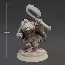 60mm 3D Print Model Kit Pandaren Warrior Warcraft Unpainted - £22.84 GBP